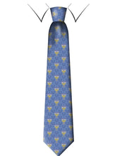 Load image into Gallery viewer, Silk Tie: Menorah B
