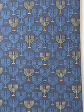 Load image into Gallery viewer, Silk Tie: Menorah B
