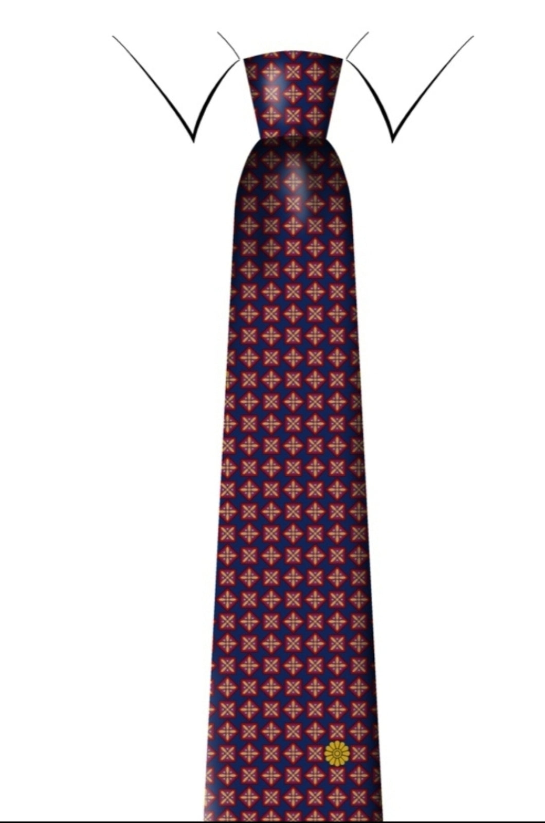 Silk Tie: Derafshe Kaviani